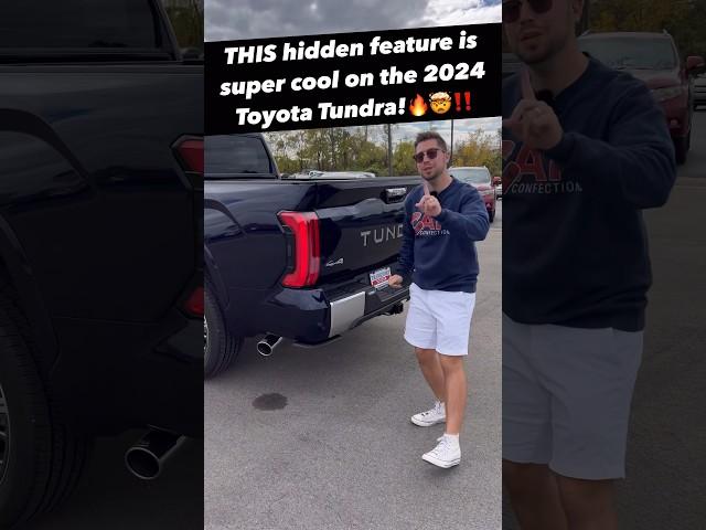 Check Out this Smart Tailgate on the 2024 Toyota Tundra Capstone!