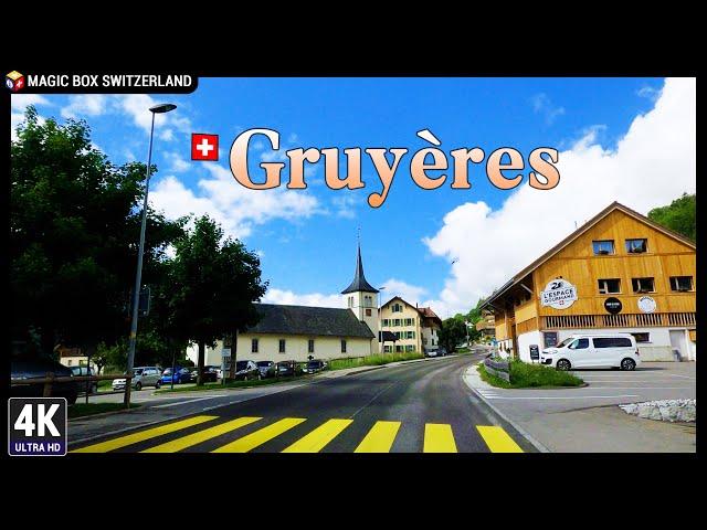 Relaxing Drive 4K  Ep#1 - From Gruyères To Albeuve in Canton of Fribourg