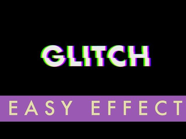 How To Make Glitch Effect in After Effects | Easy Tutorial