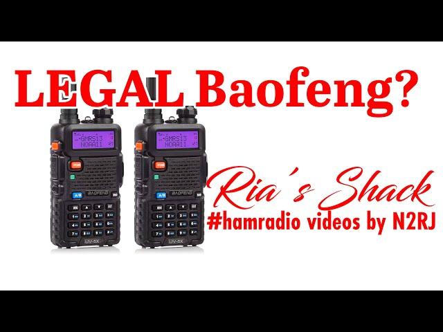 A Baofeng radio you can use without a ham radio license, legally