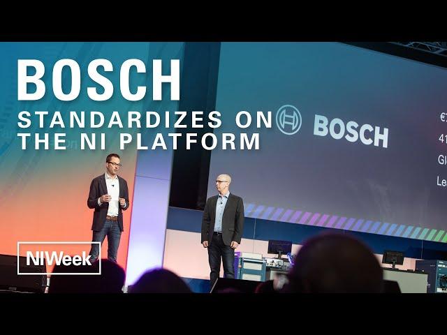 Bosch Standardizes on the NI Platform Across Test Workflow