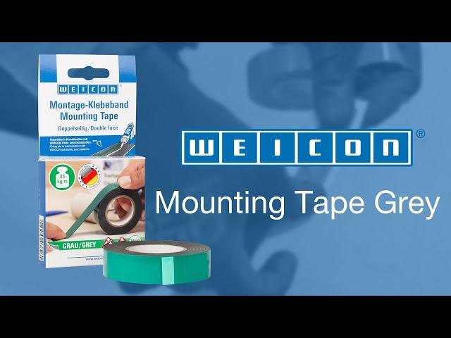 Flexible mounting of a 3-way mirror | WEICON Mounting Tape Grey and WEICON Surface Cleaner