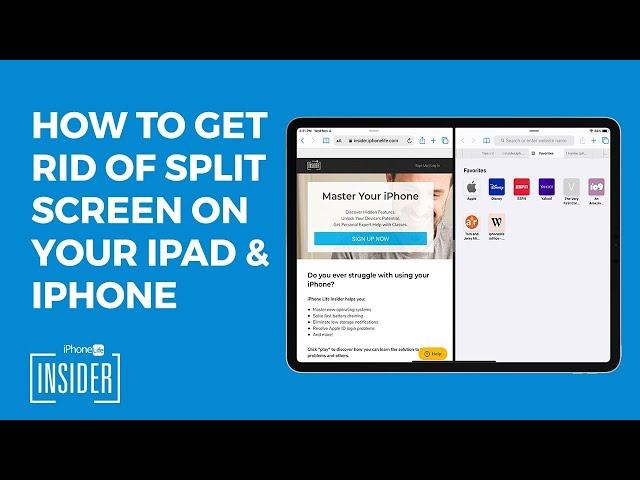 How to Get Rid of Split Screen on iPad & iPhone in 2022