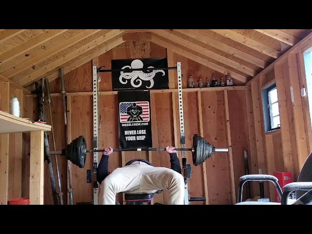 Bench Press 300 for a Double + Son's first bench