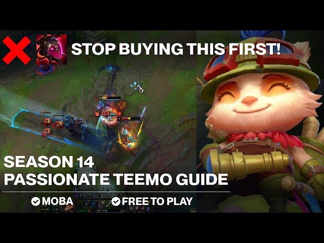 SEASON 14 PASSIONATE & COMPREHENSIVE TEEMO GUIDE!