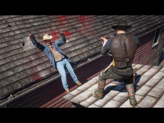 Red Dead Redemption 2 4K 60FPS - Funny & Brutal Moments Vol. 140 (Euphoria Ragdolls)
