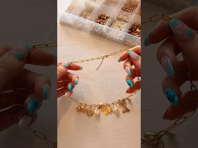 DIY Chunky Charm Necklace 