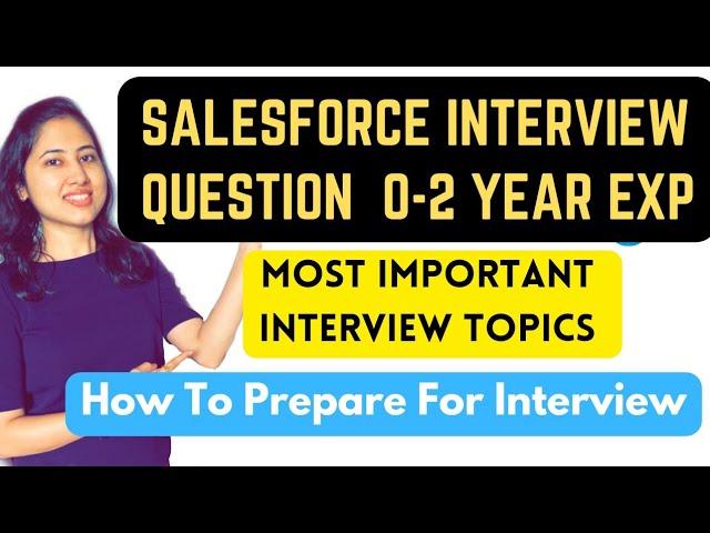 Salesforce Interview Questions Answers - Part 1 || Salesforce Interview Topic