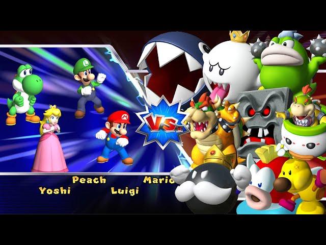 Mario Party 9 - All Bosses (All Boss Minigames)