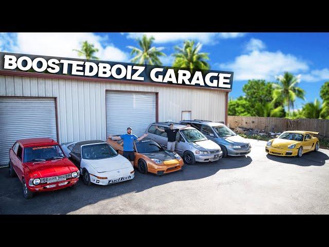 BoostedBoiz INFAMOUS Car Collection + Garage Tour (Record Holding Hondas)