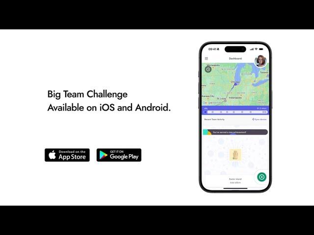 Big Team Challenge iPhone and Android App