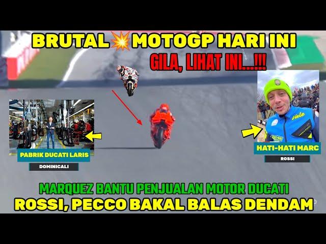 BRUTALBERITA MOTOGP HARI INI SENIN 13 JANUARI 2025, MARC MARQUEZ DUCATI, ROSSI BAGNAIA BALAS DENDAM