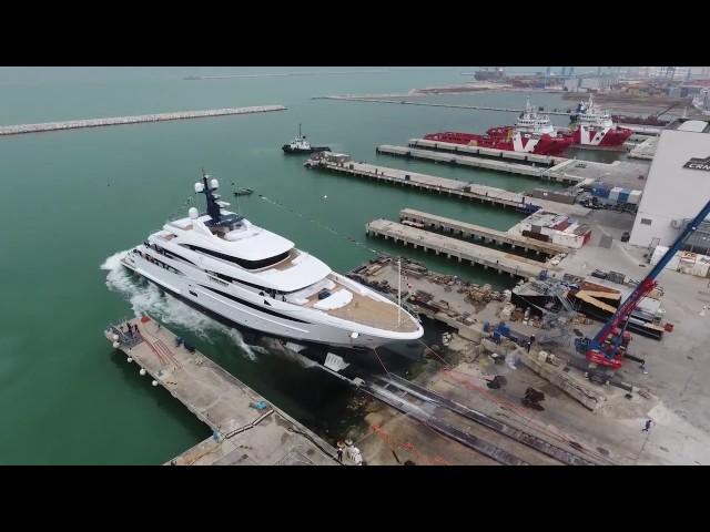 The Launch of CRN's 74m CLOUD 9 Yacht