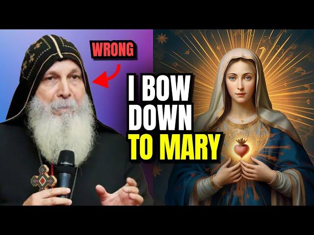 Bishop Mar Mari Bows To Mary | Mar Mari Exposed