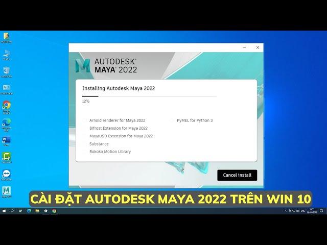 Cài đặt phần mềm Autodesk Maya 2022