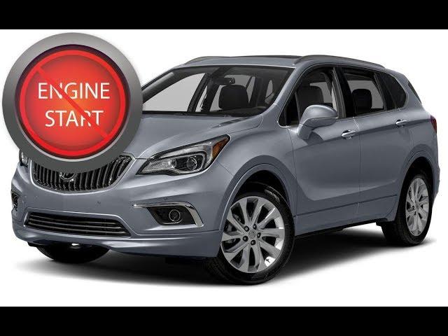 Open and Start a Buick Envision with a dead key fob battery.