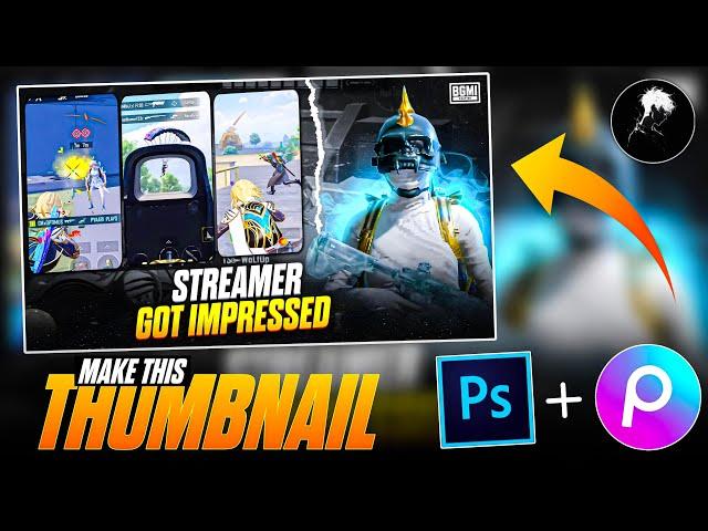 How to make Amazing BGMI Thumbnail Like @ZoddGaming001 in Picsart & Adobe Photoshop Touch CC 