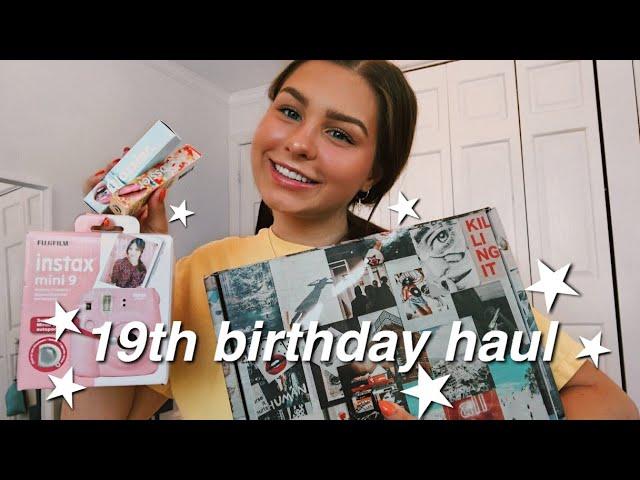 what i got for my 19th birthday / birthday haul | isabelle dyer