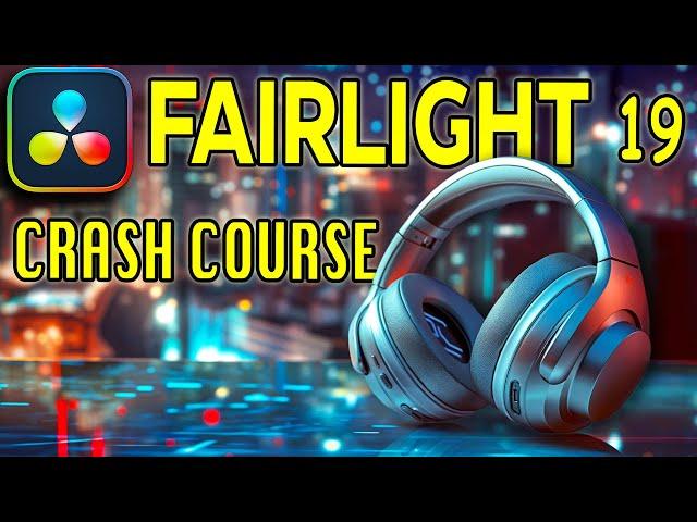 FAIRLIGHT 19 CRASH COURSE - DaVinci Resolve 19 Walkthrough [BEGINNER]