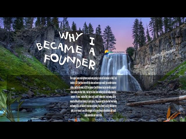 Gofounders - ONPASSIVE - Why i became a founder - Judith Bonhomme