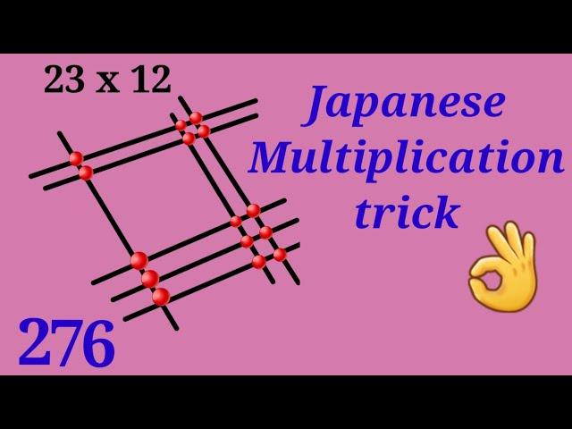 Multiplication trick  # Japanese Multiplication method