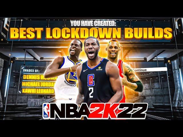 TOP 3 LOCKDOWN BUILDS TO MAKE NOW NBA 2K22 current gen BEST LOCK DEFENDER BUILDS