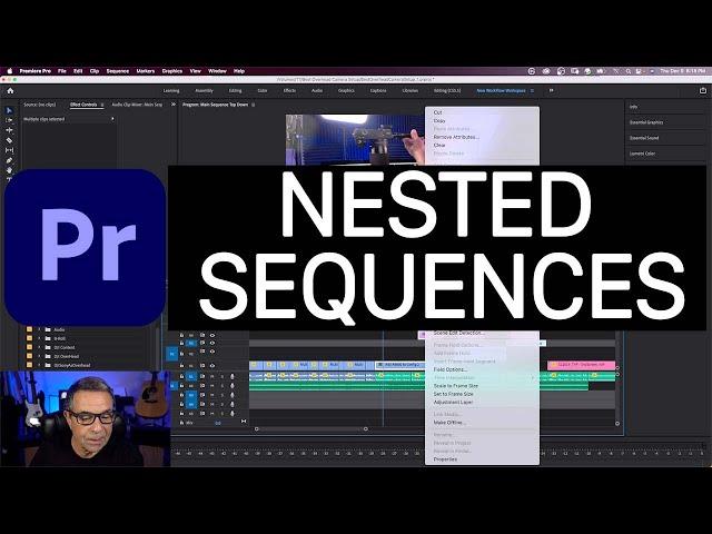 Nest and Unnest Sequences in Premiere Pro - 5 Easy Ways to Use Them