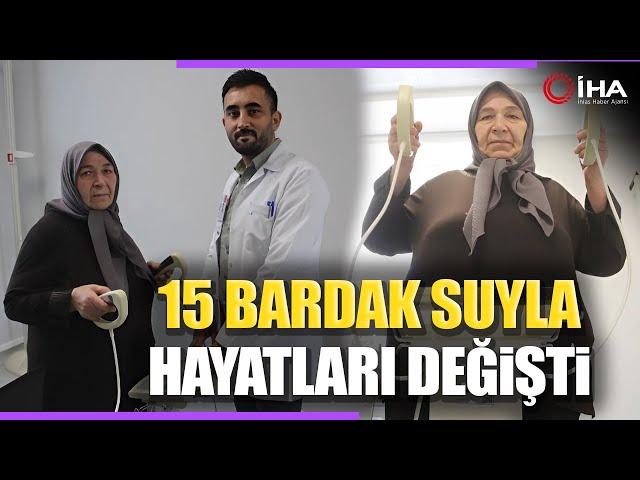 15 Bardak Suyla Tam 20 Kilo Verdi Ameliyattan Kurtuldu!