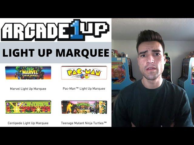 ARCADE1UP OFFICIAL LIGHT UP MARQUEE