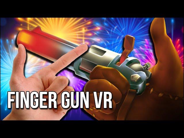 Finger Gun VR | My Actual Finger Becomes A Weapon Of Destruction!