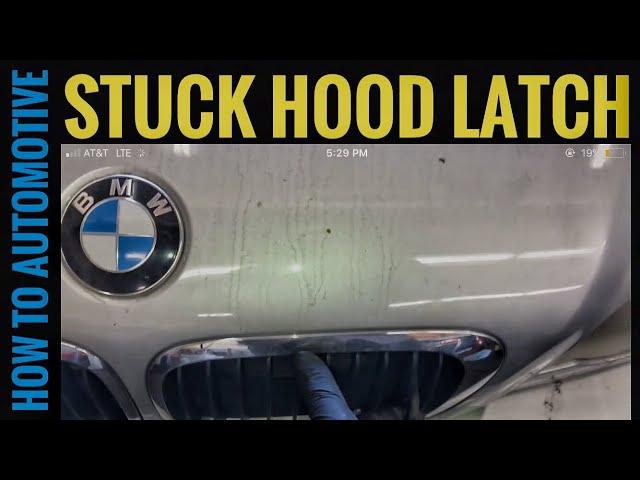BMW Secondary Hood Latch Won't Open Fix