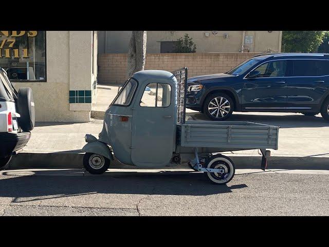 How To Drive An Electric Piaggio Ape Truck