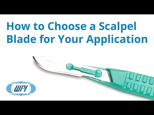 Disposable Knives - How to Choose a Scalpel Blade for Your Application