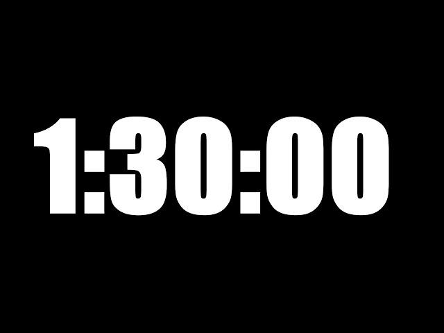 1 HOUR 30 MINUTE TIMER • 90 MINUTE COUNTDOWN TIMER ⏰ LOUD ALARM ⏰