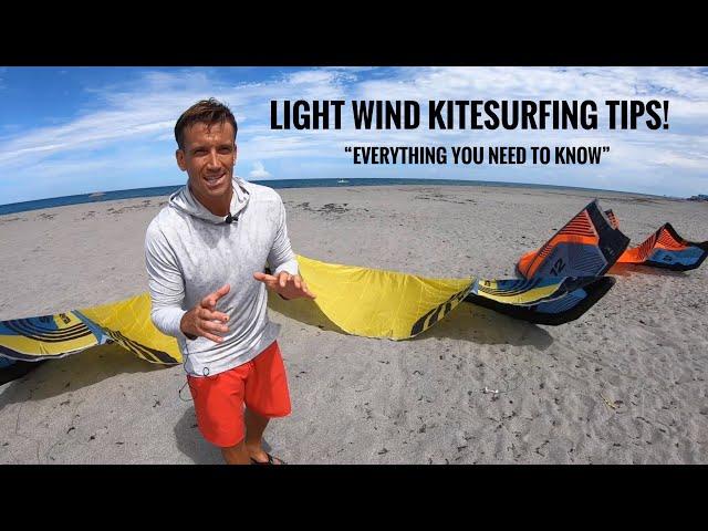 Light wind KITEBOARDING tips! "How To"