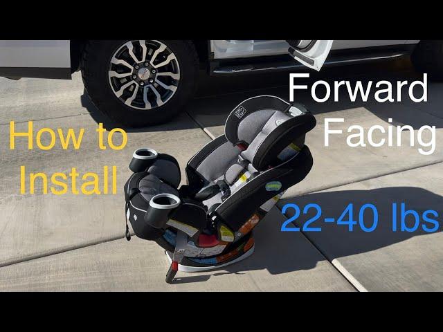 How To Install Forward Facing Car Seat Graco