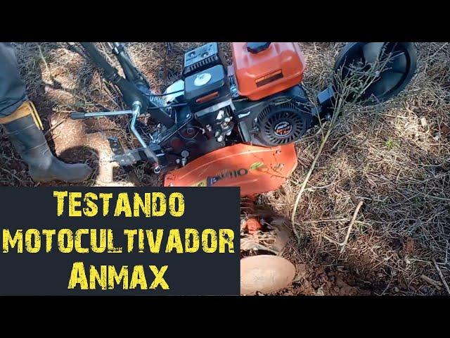 Teste bruto no chão duro motocultivador Anmax Mt170G