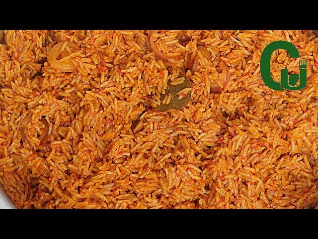 Jollof Rice For 10 People With ACCURATE Measurements - Chinwe Uzoma Kitchen