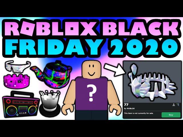 ROBLOX BLACK FRIDAY SALE 2020! LEAKED ACCESSORIES!?