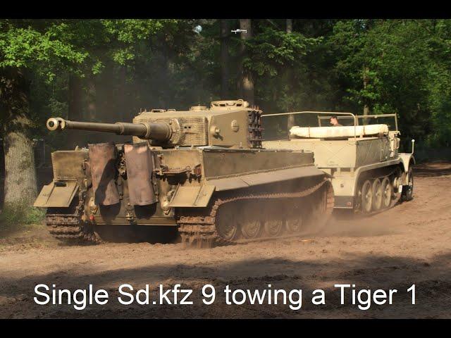 Tiger I towed by single Sd.kfz 9 at Militracks 2023 ( Just awesome )