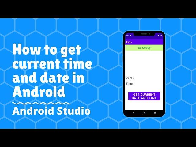 How to get current time and date in Android