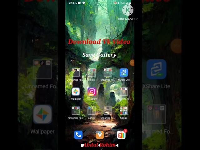 How To Download VK Video Save Gallery For Android  @Abdul_Rohim