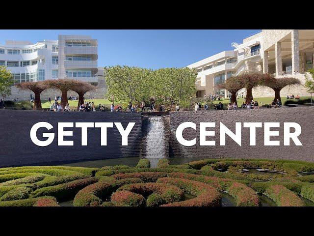 Getty Center with Kids - Visiting the Free Art Museum in Los Angeles with Gardens & Tram Ride 4K