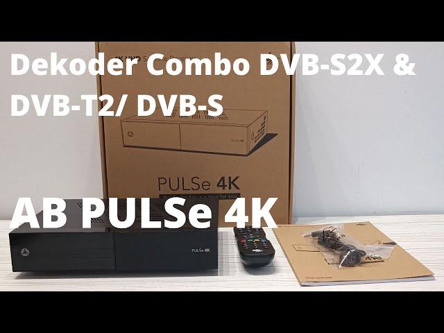 AB PULSe 4K Combo DVB-S2X + DVB-T2 / DVB-TC - unboxing, wykonanie i przegląd funkcji