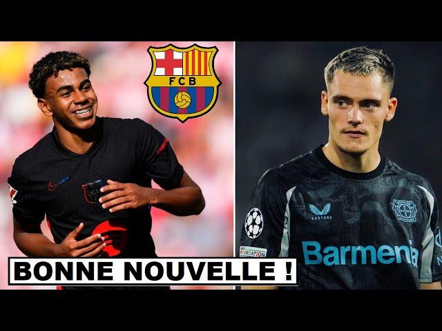  TRES BONNE NOUVELLE POUR LAMINE YAMAL AVEC LE BARCA ! / LE BAYERN VEUT FLORIAN WIRTZ ! ZI#3160