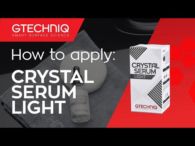 How to apply: Crystal Serum Light