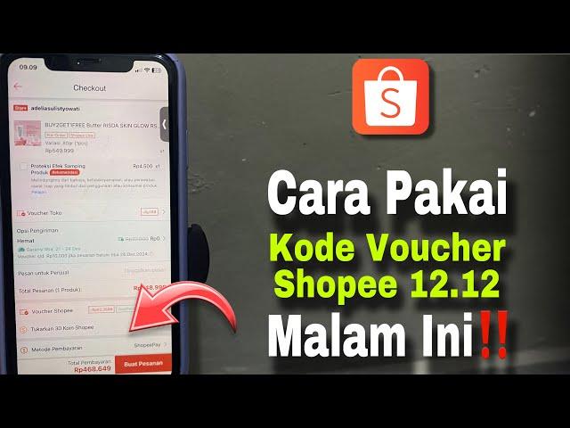 Cara Pakai Kode Voucher Shopee 12.12 Malam Ini