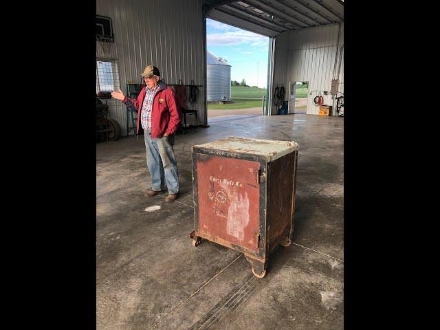 What's inside this mystery safe? The farmer who found it says it should stay unknown