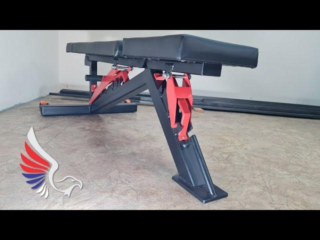 How to build adjustable gym bench DIY step by step