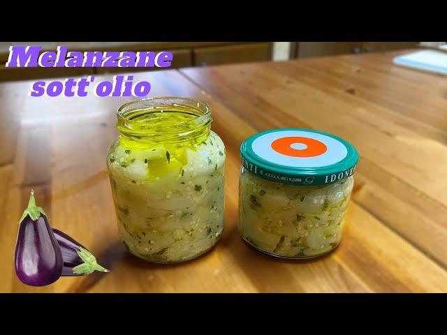 Melanzane sott'olio - Come farle restare bianche